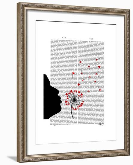 Dandelion Hearts-Fab Funky-Framed Art Print