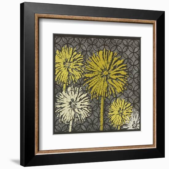 Dandelion on Circles Linked-Susan Clickner-Framed Giclee Print