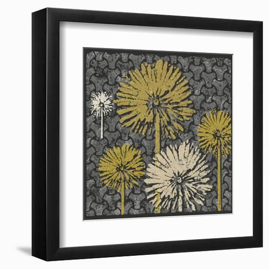 Dandelion on Interwoven Balls (Yellow)-Susan Clickner-Framed Giclee Print