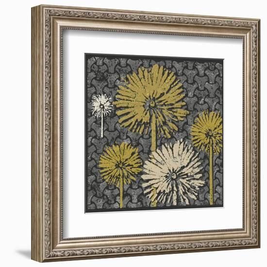 Dandelion on Interwoven Balls (Yellow)-Susan Clickner-Framed Giclee Print