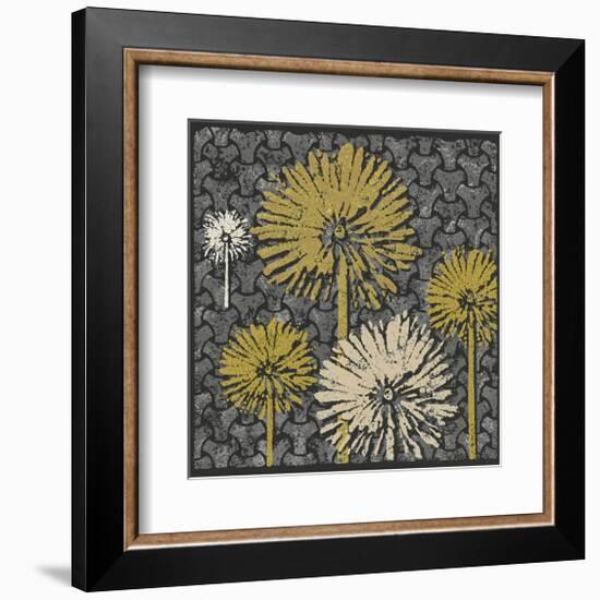 Dandelion on Interwoven Balls (Yellow)-Susan Clickner-Framed Giclee Print