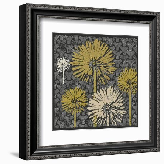 Dandelion on Interwoven Balls (Yellow)-Susan Clickner-Framed Giclee Print