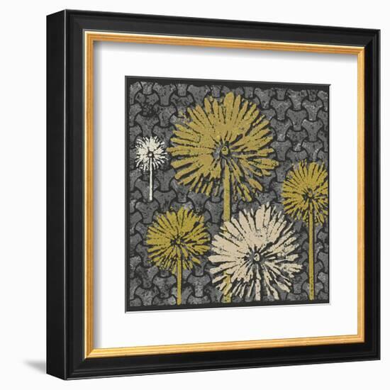 Dandelion on Interwoven Balls (Yellow)-Susan Clickner-Framed Giclee Print