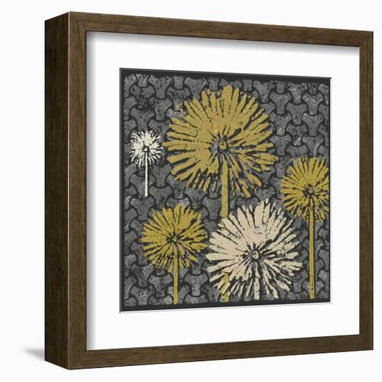 Dandelion on Interwoven Balls (Yellow)-Susan Clickner-Framed Giclee Print