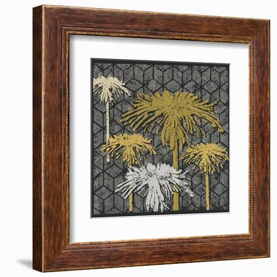 Dandelion on Tumbling Blocks (Yellow)-Susan Clickner-Framed Giclee Print