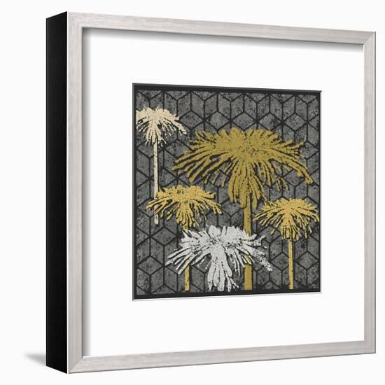 Dandelion on Tumbling Blocks (Yellow)-Susan Clickner-Framed Giclee Print