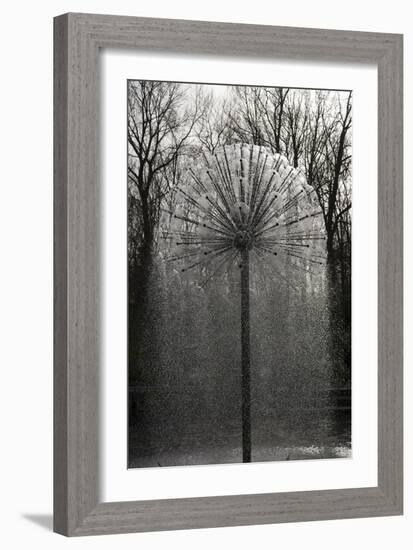 Dandelion Shaped Fountain in Lisse Gardens-Anna Miller-Framed Photographic Print