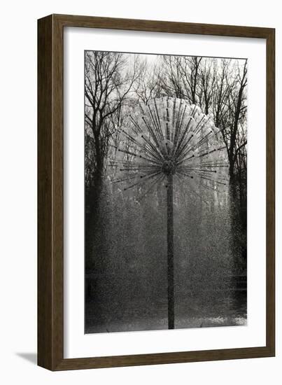 Dandelion Shaped Fountain in Lisse Gardens-Anna Miller-Framed Photographic Print