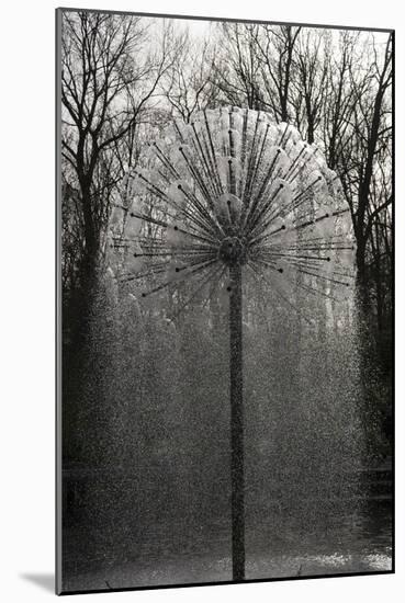 Dandelion Shaped Fountain in Lisse Gardens-Anna Miller-Mounted Photographic Print