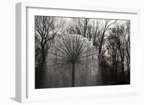 Dandelion Shaped Fountain in Lisse Gardens-Anna Miller-Framed Photographic Print