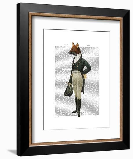 Dandy Fox Full-Fab Funky-Framed Art Print