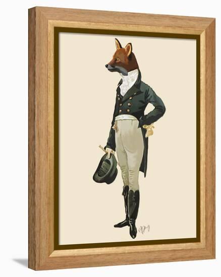 Dandy Fox Full-Fab Funky-Framed Stretched Canvas