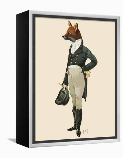 Dandy Fox Full-Fab Funky-Framed Stretched Canvas