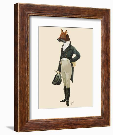 Dandy Fox Full-Fab Funky-Framed Art Print