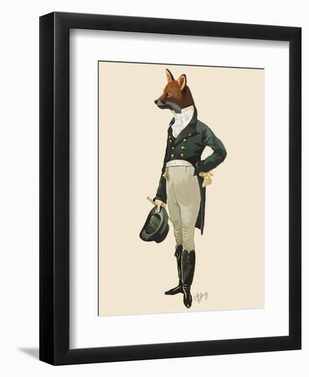 Dandy Fox Full-Fab Funky-Framed Premium Giclee Print