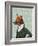 Dandy Fox Portrait-Fab Funky-Framed Art Print