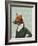 Dandy Fox Portrait-Fab Funky-Framed Art Print