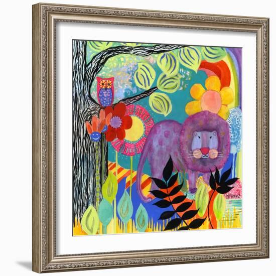 Dandy Lion-Wyanne-Framed Giclee Print