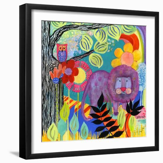 Dandy Lion-Wyanne-Framed Giclee Print