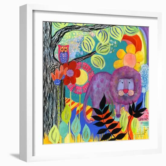 Dandy Lion-Wyanne-Framed Giclee Print