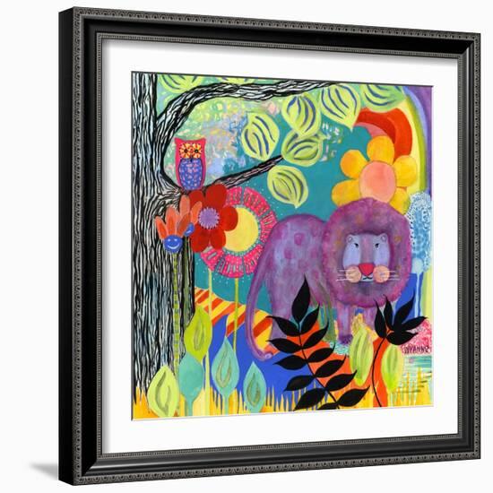 Dandy Lion-Wyanne-Framed Giclee Print