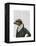 Dandy Meerkat Portrait-Fab Funky-Framed Stretched Canvas