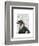 Dandy Meerkat Portrait-Fab Funky-Framed Art Print