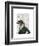 Dandy Meerkat Portrait-Fab Funky-Framed Art Print