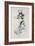 Dandy with a Cigar, 1857 (Pencil on Paper)-Claude Monet-Framed Giclee Print