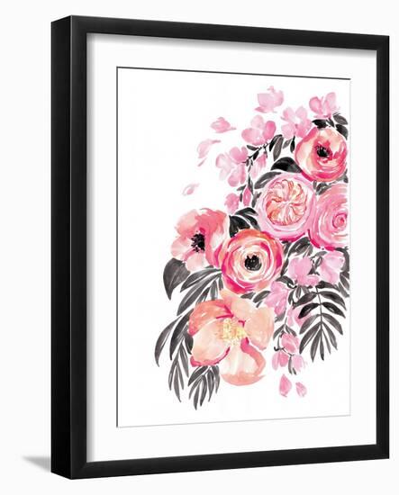 Danette Bouquet in Pink-Rosana Laiz Blursbyai-Framed Giclee Print