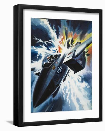 Danger from the Skies-Wilf Hardy-Framed Giclee Print