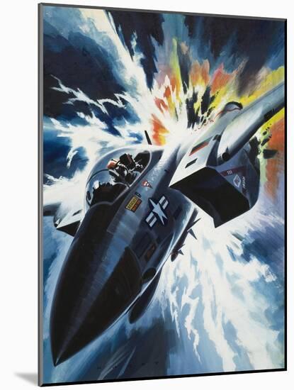 Danger from the Skies-Wilf Hardy-Mounted Giclee Print