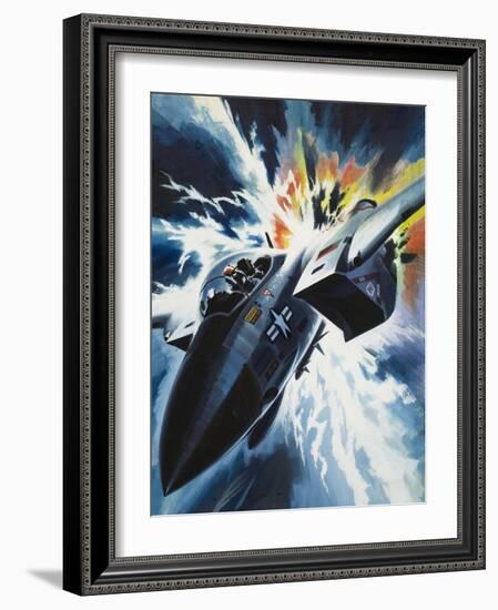 Danger from the Skies-Wilf Hardy-Framed Giclee Print