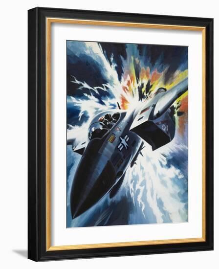 Danger from the Skies-Wilf Hardy-Framed Giclee Print