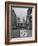 Danger Unexploded Bomb Sign at Cordoned Off Area in Front of St. Paul's Church-Hans Wild-Framed Photographic Print