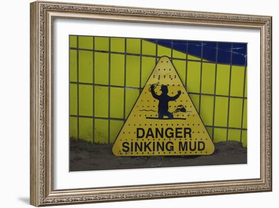 Danger-Banksy-Framed Premium Giclee Print