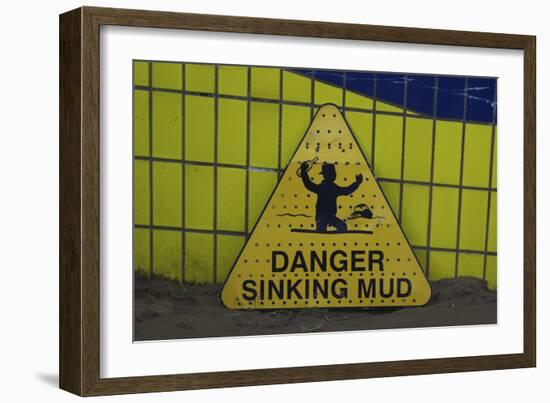 Danger-Banksy-Framed Premium Giclee Print