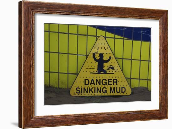 Danger-Banksy-Framed Premium Giclee Print