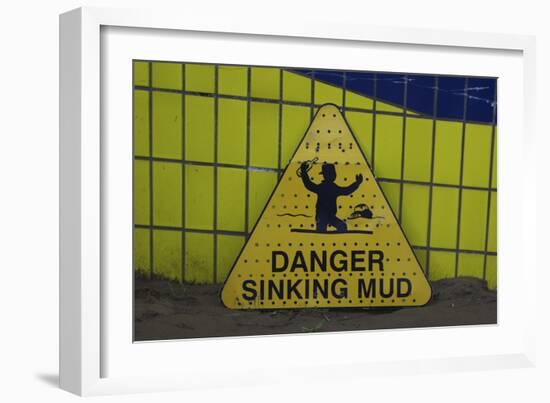 Danger-Banksy-Framed Premium Giclee Print