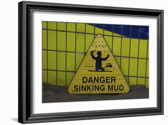 Danger-Banksy-Framed Premium Giclee Print