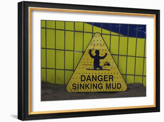 Danger-Banksy-Framed Premium Giclee Print