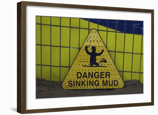 Danger-Banksy-Framed Giclee Print