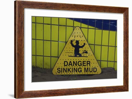 Danger-Banksy-Framed Giclee Print