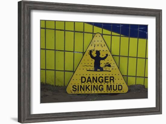 Danger-Banksy-Framed Giclee Print