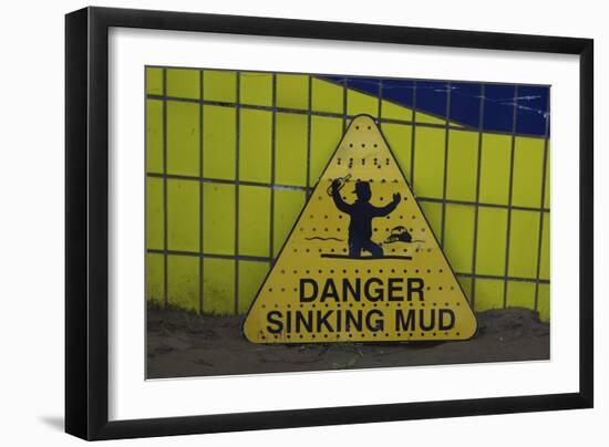 Danger-Banksy-Framed Giclee Print