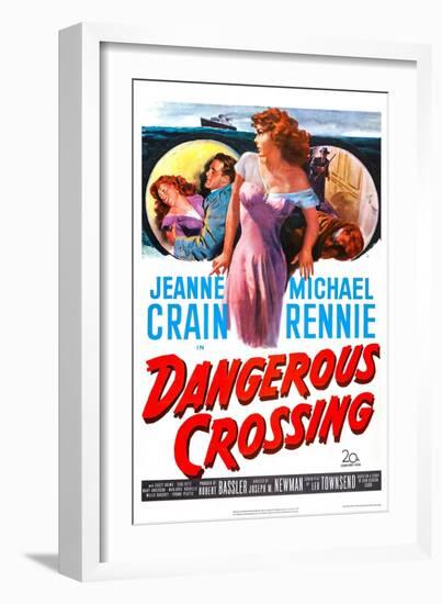 Dangerous Crossing-null-Framed Art Print