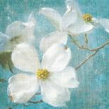 White Geraniums-Danhui Nai-Framed Premium Giclee Print