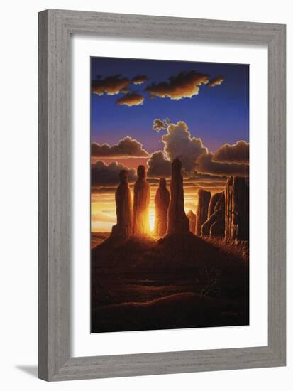 Daniel 3:25-R.W. Hedge-Framed Giclee Print