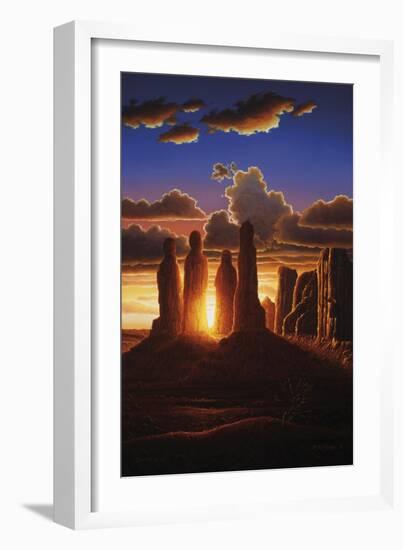 Daniel 3:25-R.W. Hedge-Framed Giclee Print