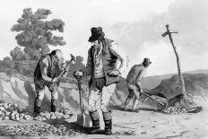 Road Menders, 1812-Daniel And Robert Havell-Framed Giclee Print